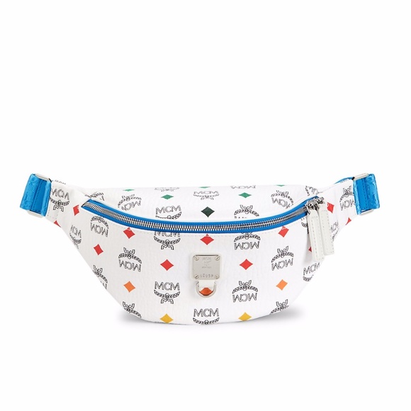 MCM Other - NWT $625 MCM Logo-Print Leather Belt Bag